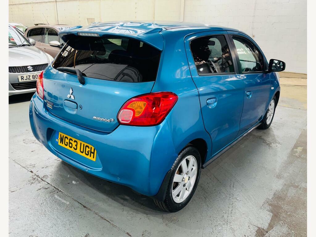Mitsubishi Mirage 1.2 3 Cvt Euro 5 S S Blue #5