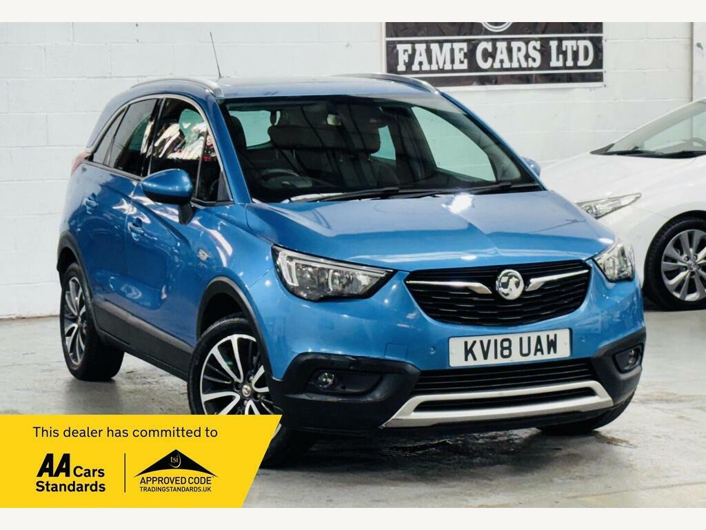 Vauxhall Crossland X 1.2 Turbo Elite Nav Euro 6 S S Blue