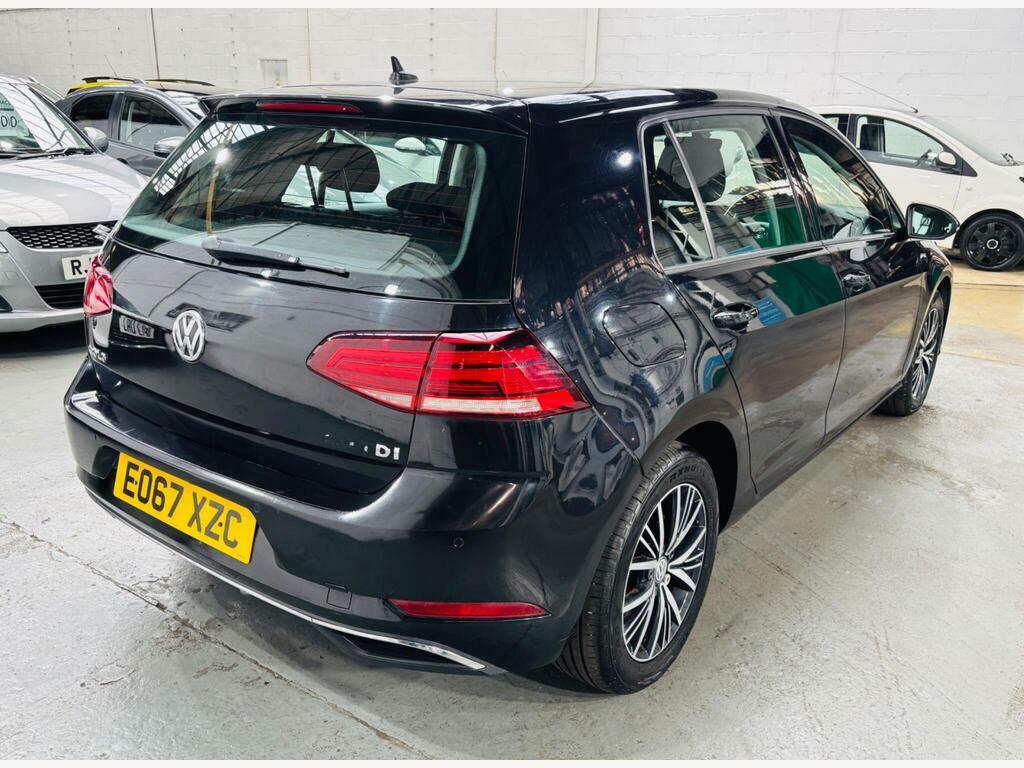 Volkswagen Golf 2.0 Tdi Se Nav Dsg Euro 6 S S Black #4