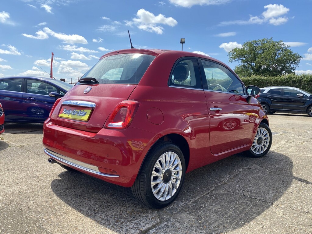 Fiat 500 Hatchback 1.2 1.2 69Hp Lounge 201919 KJ19XDE Red #3