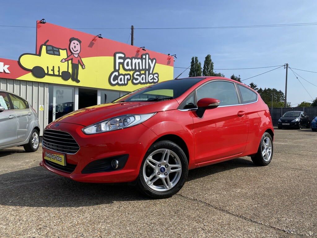 Ford Fiesta 1.0 T Ecoboost Zetec Red