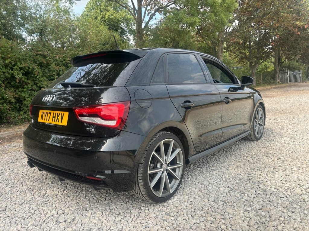 Audi A1 Hatchback KY17HXV Black #4