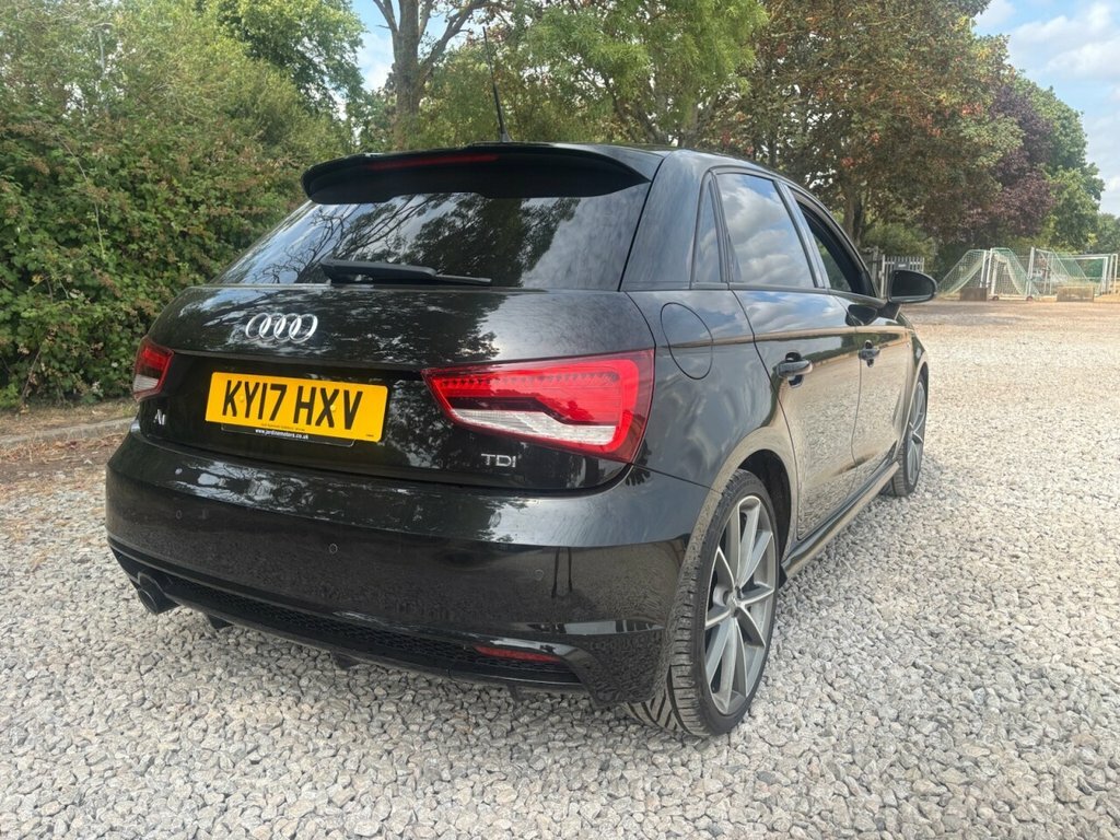Audi A1 Hatchback KY17HXV Black #3