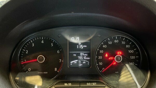 Volkswagen Polo 1.2 Match Red 1 Owner From New Panroof Red #11