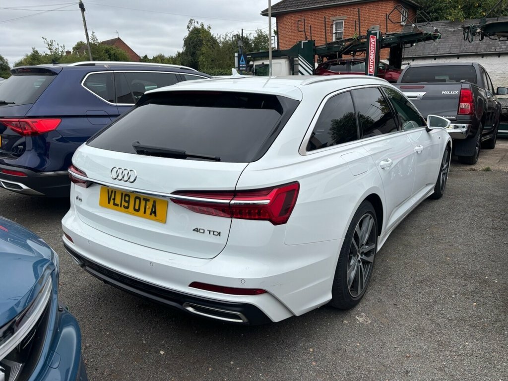 Audi A6 Avant 2L S Line White #3
