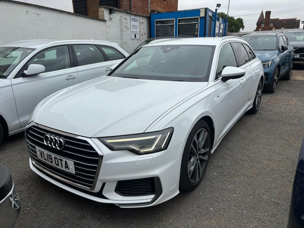 Audi A6 Avant 2L S Line White #4
