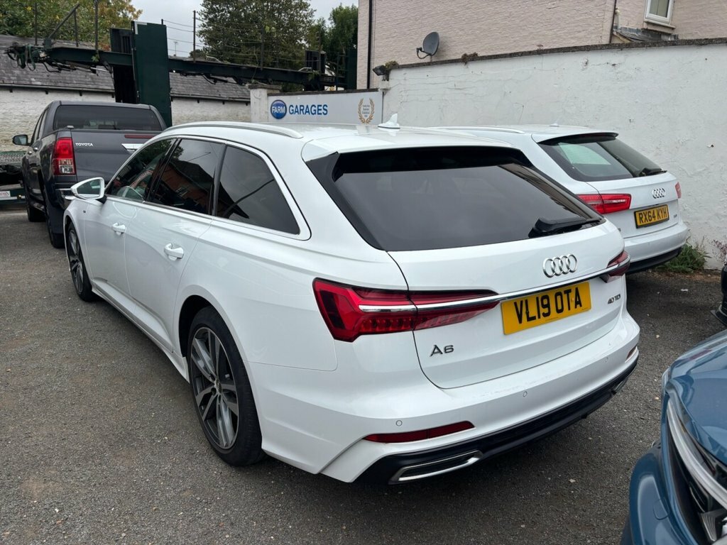 Audi A6 Avant 2L S Line White #2