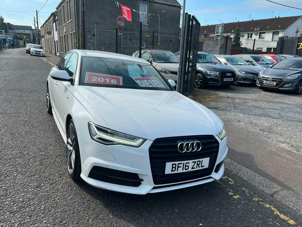 Audi A6 Saloon 2.0 Tdi Ultra Black Edition Euro 6 S S White #2