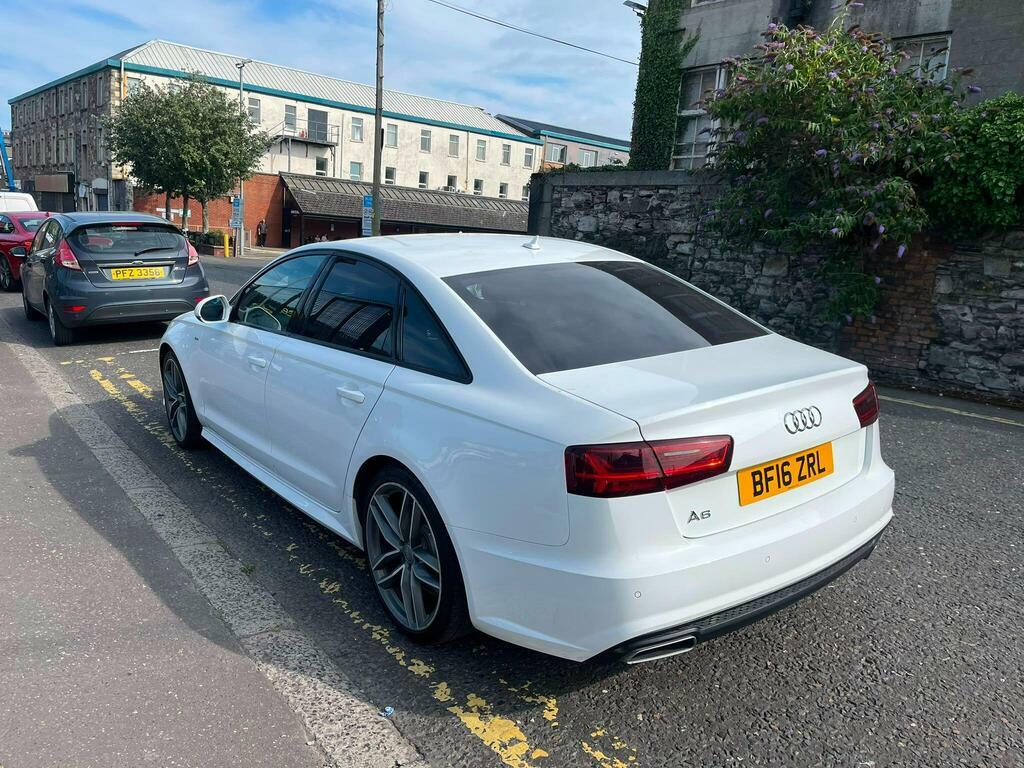 Audi A6 Saloon 2.0 Tdi Ultra Black Edition Euro 6 S S White #4