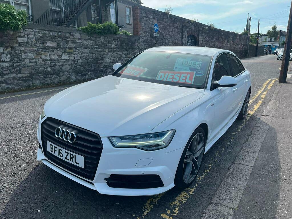 Audi A6 Saloon 2.0 Tdi Ultra Black Edition Euro 6 S S White #3