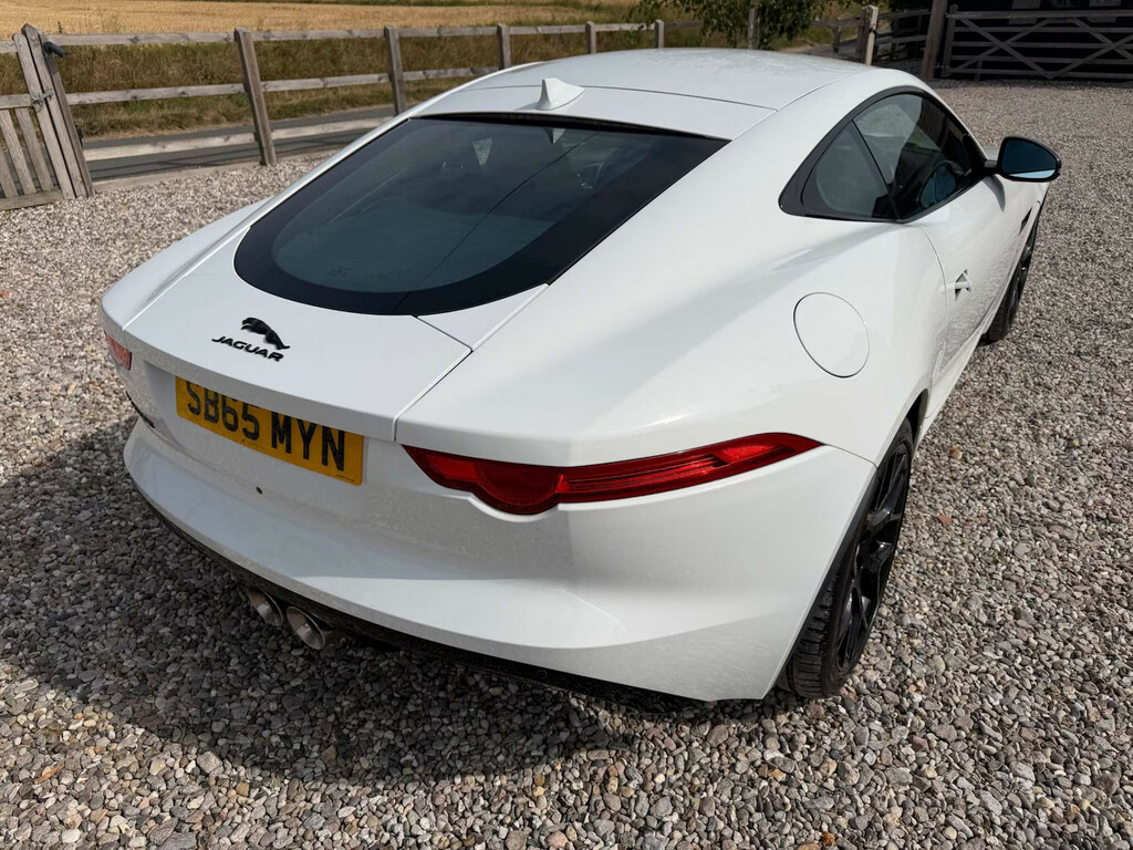 Jaguar F-Type 3.0 F-type V6 Coupe White #6