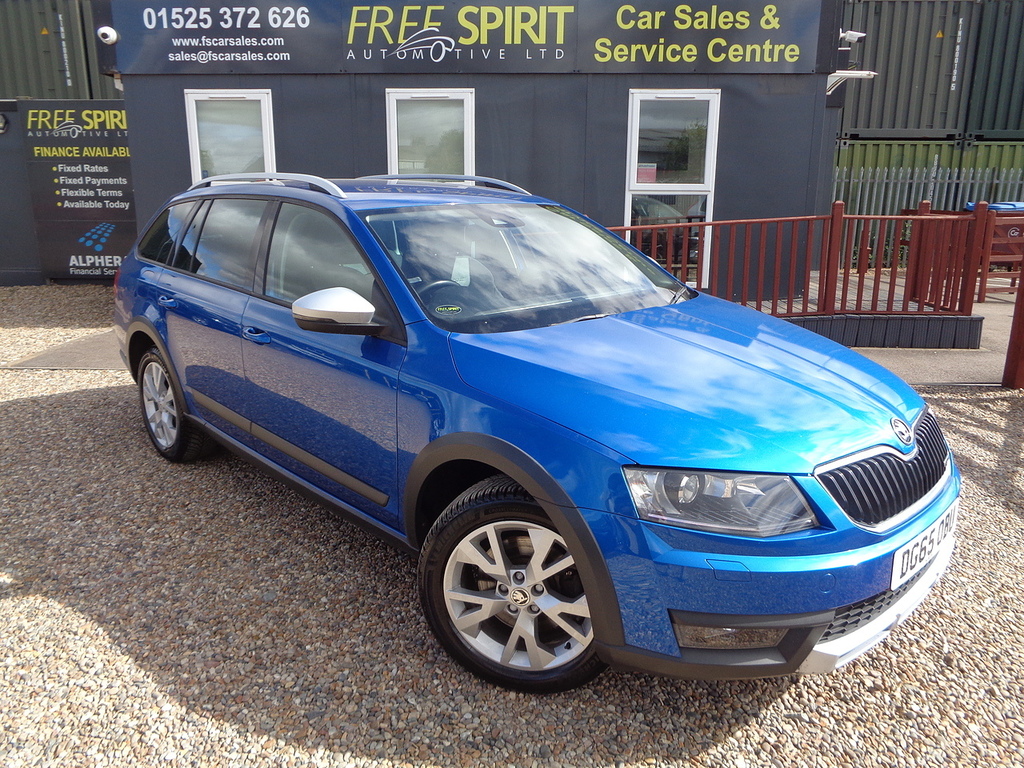 Skoda Octavia Tdi Scout Blue