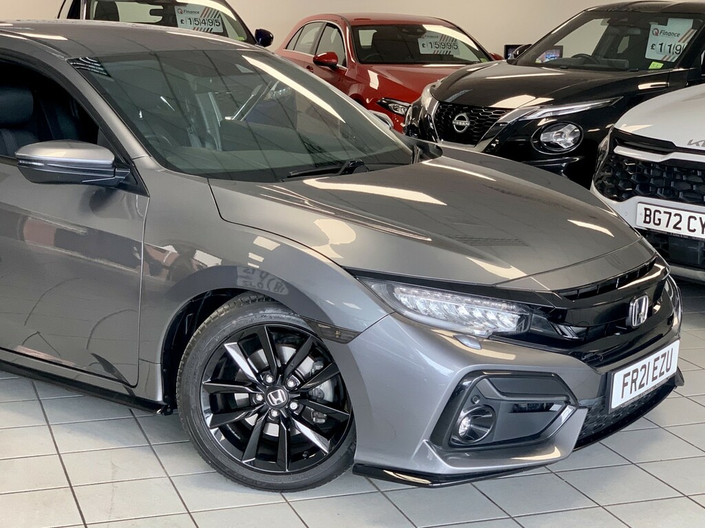 Honda Civic 1.5 Vtec Turbo Sport Grey #5