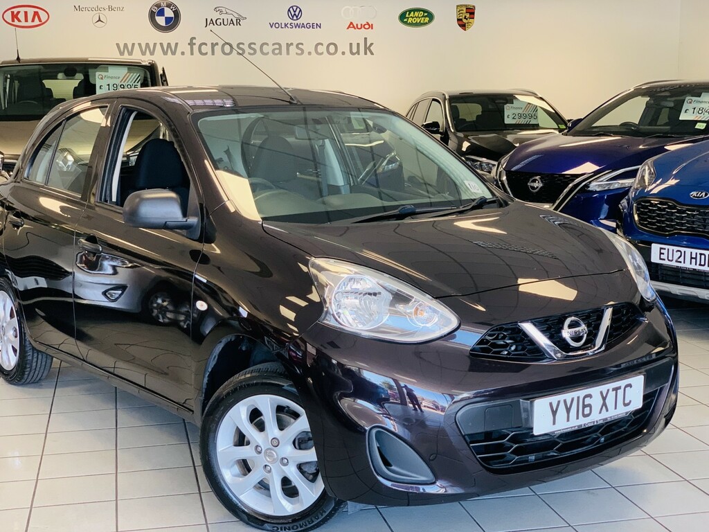 Nissan Micra 1.2 Vibe YY16XTC Black #4