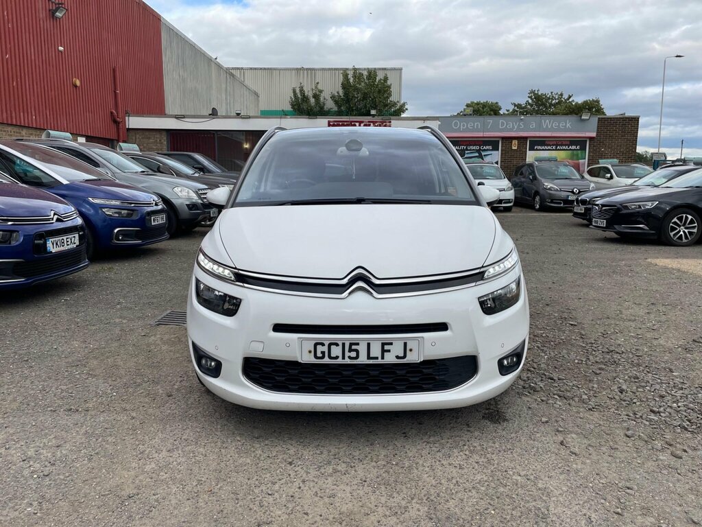 Citroen Grand C4 Picasso 1.6 Bluehdi Exclusive Mpv Eat6 Euro 6 White #5