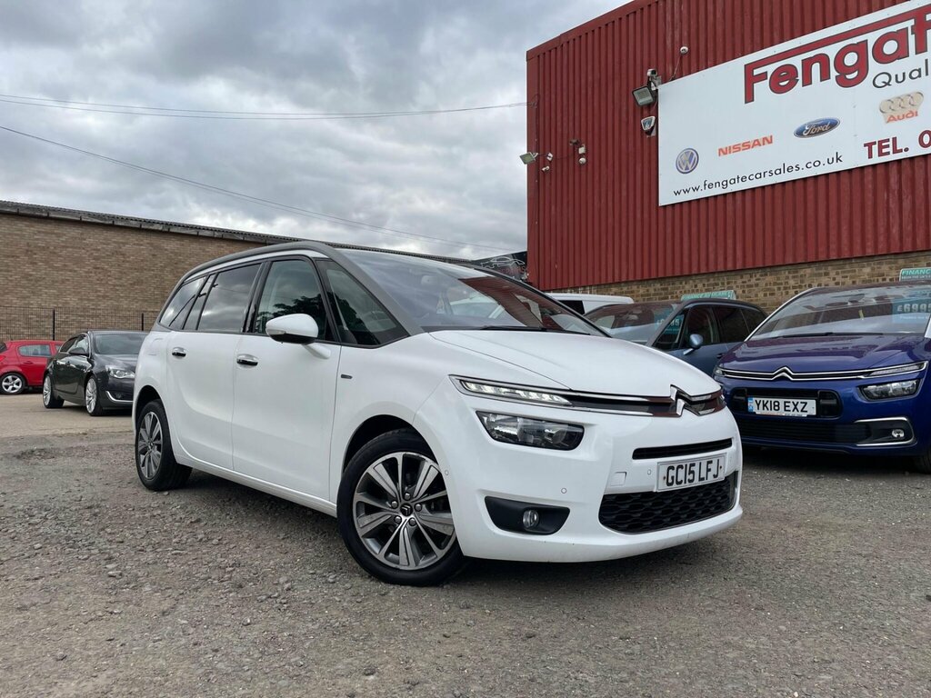 Citroen Grand C4 Picasso 1.6 Bluehdi Exclusive Mpv Eat6 Euro 6 White #4