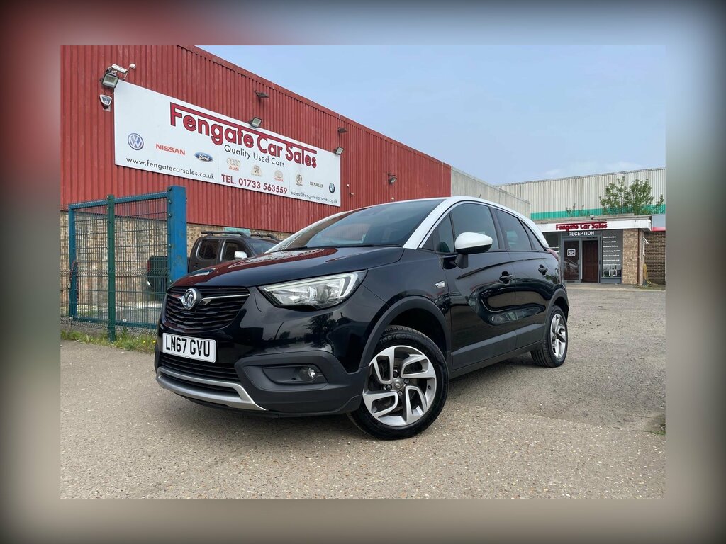 Vauxhall Crossland X 1.2 Turbo Ecotec Tech Line Nav Euro 6 Ss Black