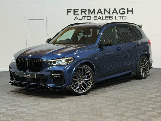 BMW X5 3.0 45E 24Kwh M Sport Suv Plug-in Hybri HX22OVO Blue #4