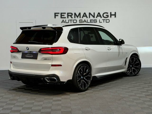 BMW X5 3.0 30D Mht M Sport Suv Hybrid Xdr FL70UVB White #6