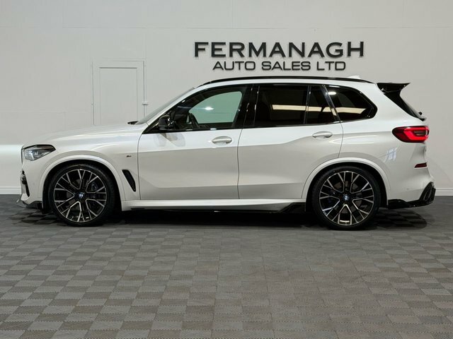 BMW X5 3.0 30D Mht M Sport Suv Hybrid Xdr FL70UVB White #5
