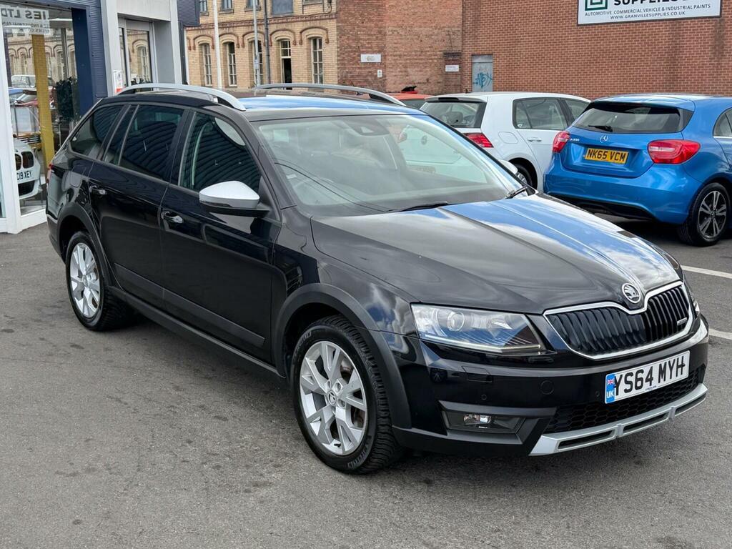 Skoda Octavia Estate 2.0 Tdi Scout Dsg 4Wd Euro 6 Ss 201 Black #4