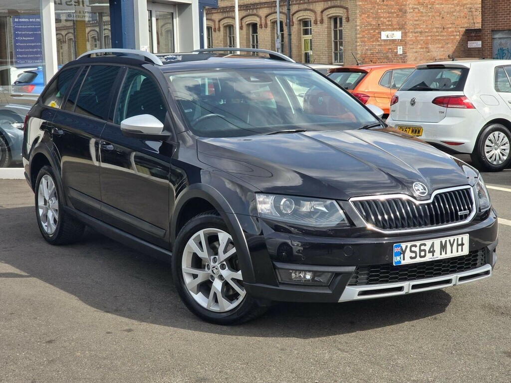Skoda Octavia Estate 2.0 Tdi Scout Dsg 4Wd Euro 6 Ss 201 Black #4