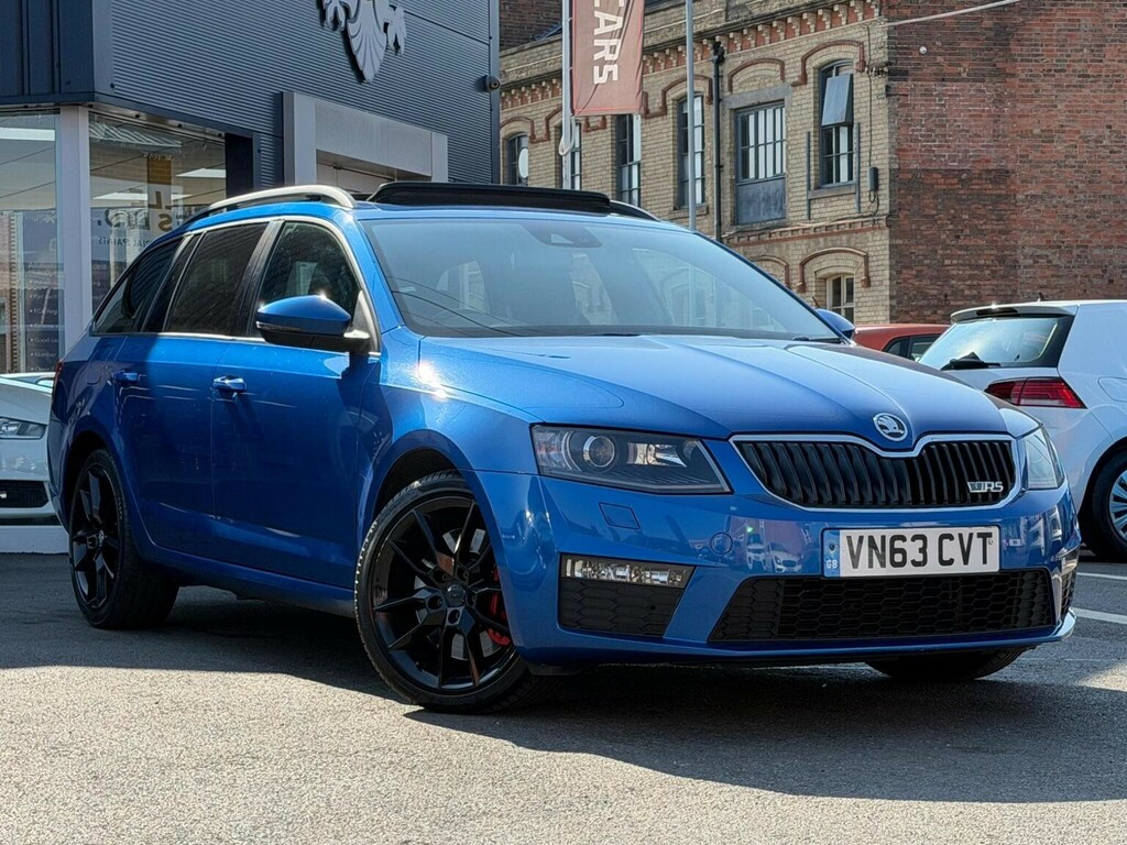 Skoda Octavia Estate 2.0 Tdi Vrs Dsg Euro 5 Ss 201363 Blue
