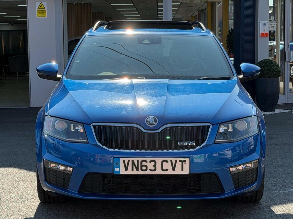 Skoda Octavia Estate 2.0 Tdi Vrs Dsg Euro 5 Ss 201363 Blue #5