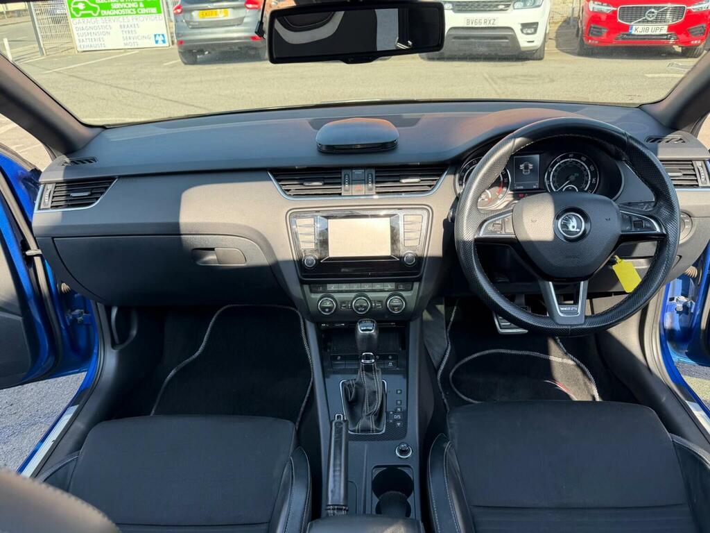 Skoda Octavia Estate 2.0 Tdi Vrs Dsg Euro 5 Ss 201363 Blue #2