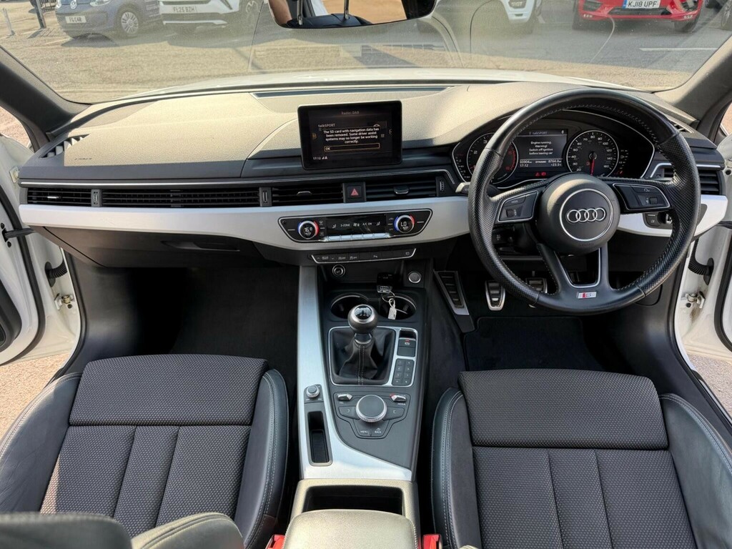 Audi A4 Saloon 2.0 Tdi Ultra S Line Euro 6 Ss 2017 YY17FEX White #2