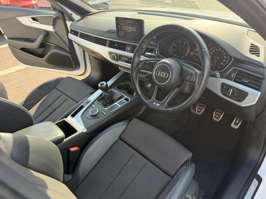 Audi A4 Saloon 2.0 Tdi Ultra S Line Euro 6 Ss 2017 YY17FEX White #3