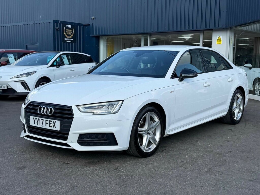 Audi A4 Saloon 2.0 Tdi Ultra S Line Euro 6 Ss 2017 YY17FEX White #6