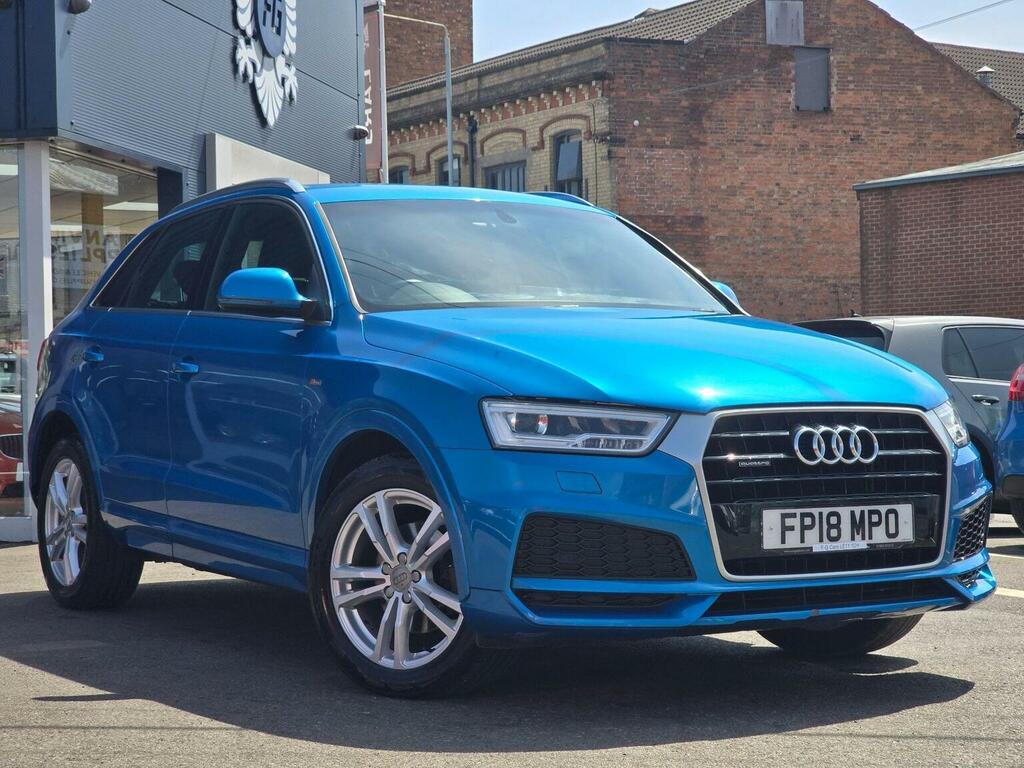Audi Q3 Suv 2.0 Tdi S Line Edition S Tronic Quattro Euro 6 FP18MPO Blue