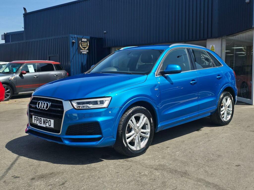 Audi Q3 Suv 2.0 Tdi S Line Edition S Tronic Quattro Euro 6 FP18MPO Blue #6