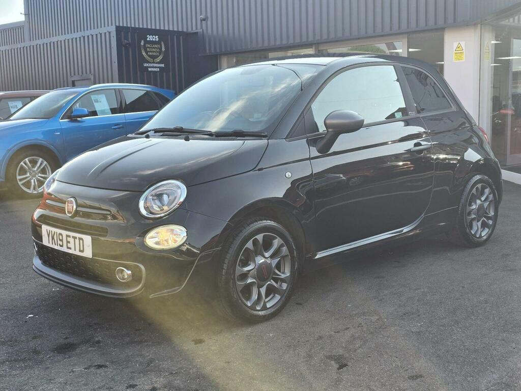 Fiat 500 Hatchback 1.2 S Euro 6 Ss 201919 YK19ETD Black #5