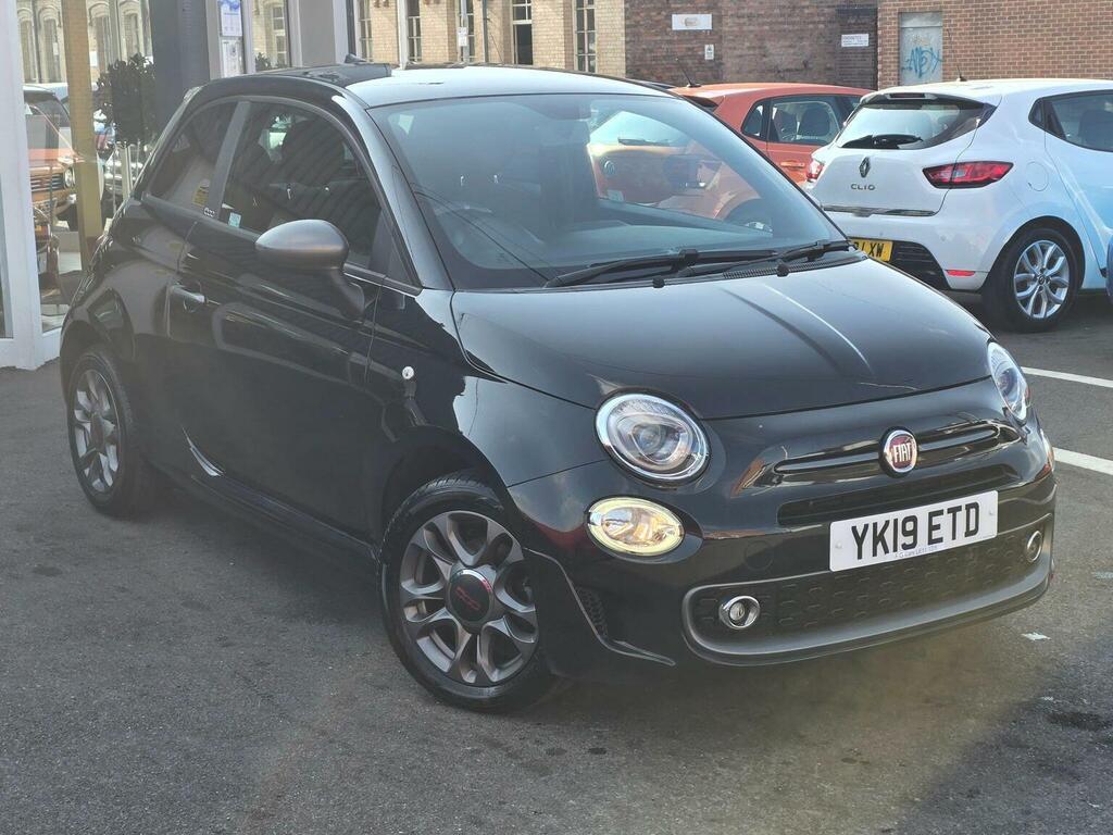 Fiat 500 Hatchback 1.2 S Euro 6 Ss 201919 YK19ETD Black #4