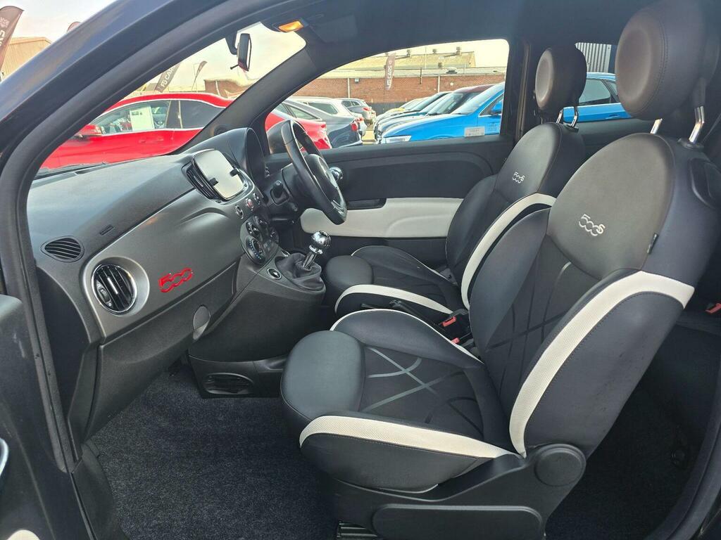 Fiat 500 Hatchback 1.2 S Euro 6 Ss 201919 YK19ETD Black #3
