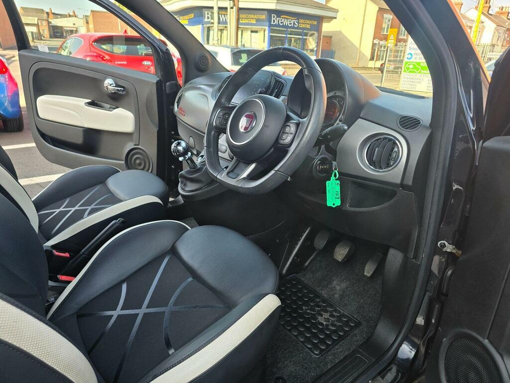Fiat 500 Hatchback 1.2 S Euro 6 Ss 201919 YK19ETD Black #2