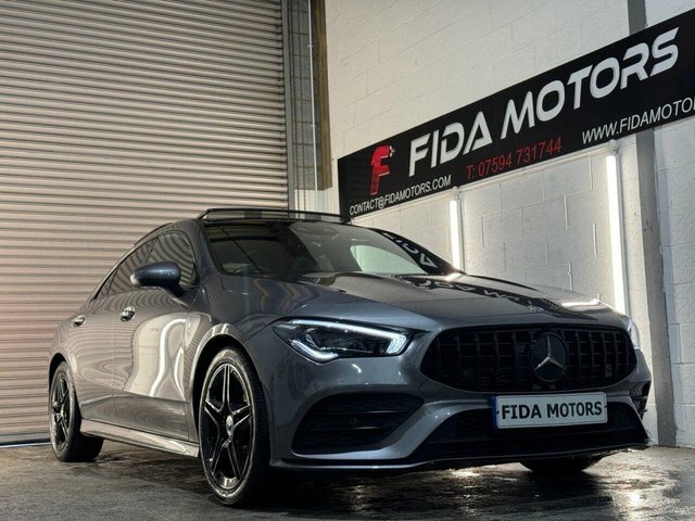 Mercedes-Benz CLA Class 2021 2.0 Cla220d Amg Line Premium Plus 2 Coupe 4 Grey #3