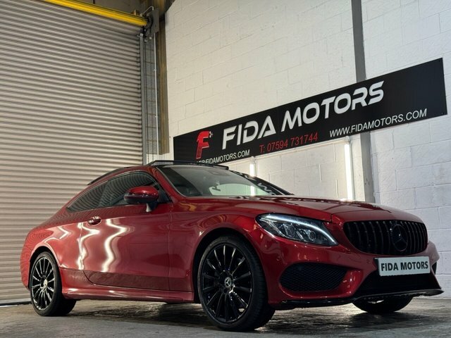 Mercedes-Benz C Class 2018 2.1 C250d Amg Line Premium Plus Coupe D OY68UAR Red #4