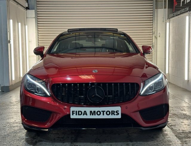 Mercedes-Benz C Class 2018 2.1 C250d Amg Line Premium Plus Coupe D OY68UAR Red #2