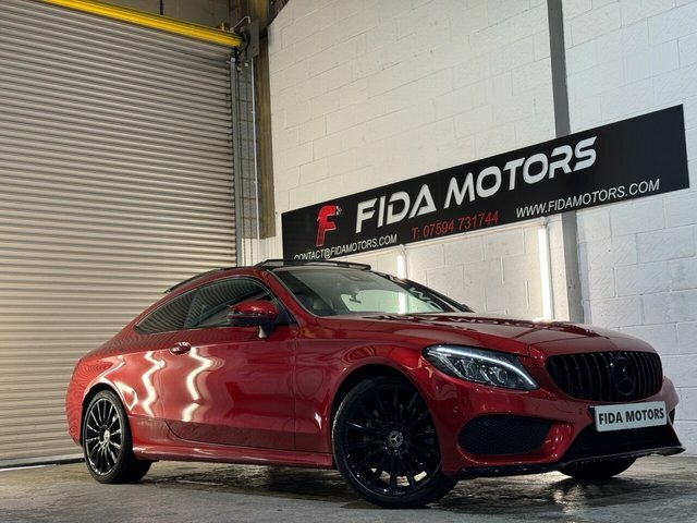 Mercedes-Benz C Class 2018 2.1 C250d Amg Line Premium Plus Coupe D Red