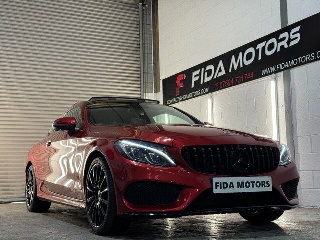 Mercedes-Benz C Class 2018 2.1 C250d Amg Line Premium Plus Coupe D OY68UAR Red #3