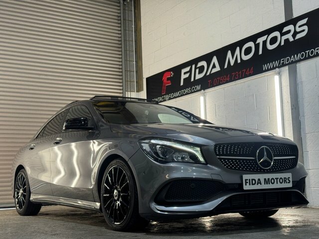 Mercedes-Benz CLA Class 2018 2.1 Cla220d Amg Line Night Edition Plus Cou KM68DBO Grey #3