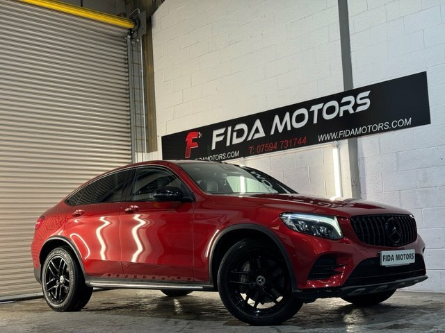 Mercedes-Benz GLC Class 2018 2.1 Glc220d Amg Line Premium Plus Coupe CF18WXX Red