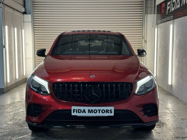 Mercedes-Benz GLC Class 2018 2.1 Glc220d Amg Line Premium Plus Coupe CF18WXX Red #3