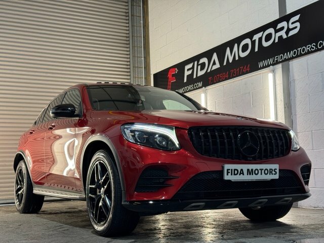 Mercedes-Benz GLC Class 2018 2.1 Glc220d Amg Line Premium Plus Coupe CF18WXX Red #4