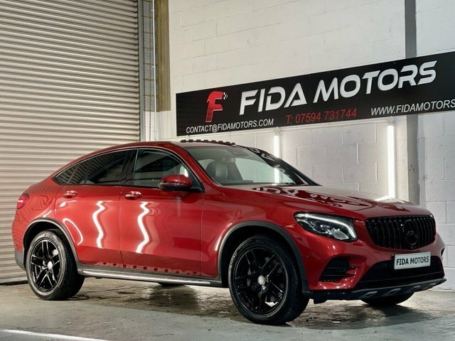 Mercedes-Benz GLC Class 2018 2.1 Glc220d Amg Line Premium Plus Coupe Red #2
