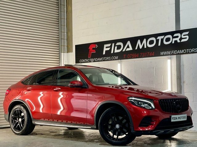 Mercedes-Benz GLC Class 2018 2.1 Glc220d Amg Line Premium Plus Coupe Red