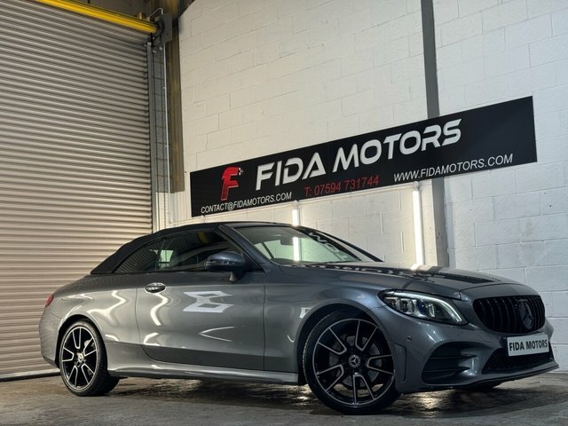 Mercedes-Benz C Class 2019 2.0 C220d Amg Line Premium Cabriolet Di Grey